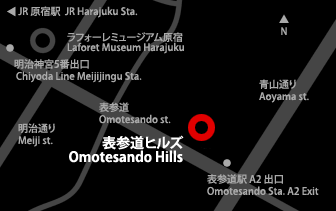 Omotesando Hills Map