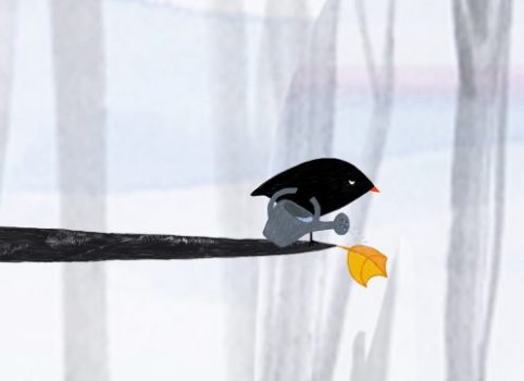 The Little Bird and the Leaf / 小さなトリと葉っぱ