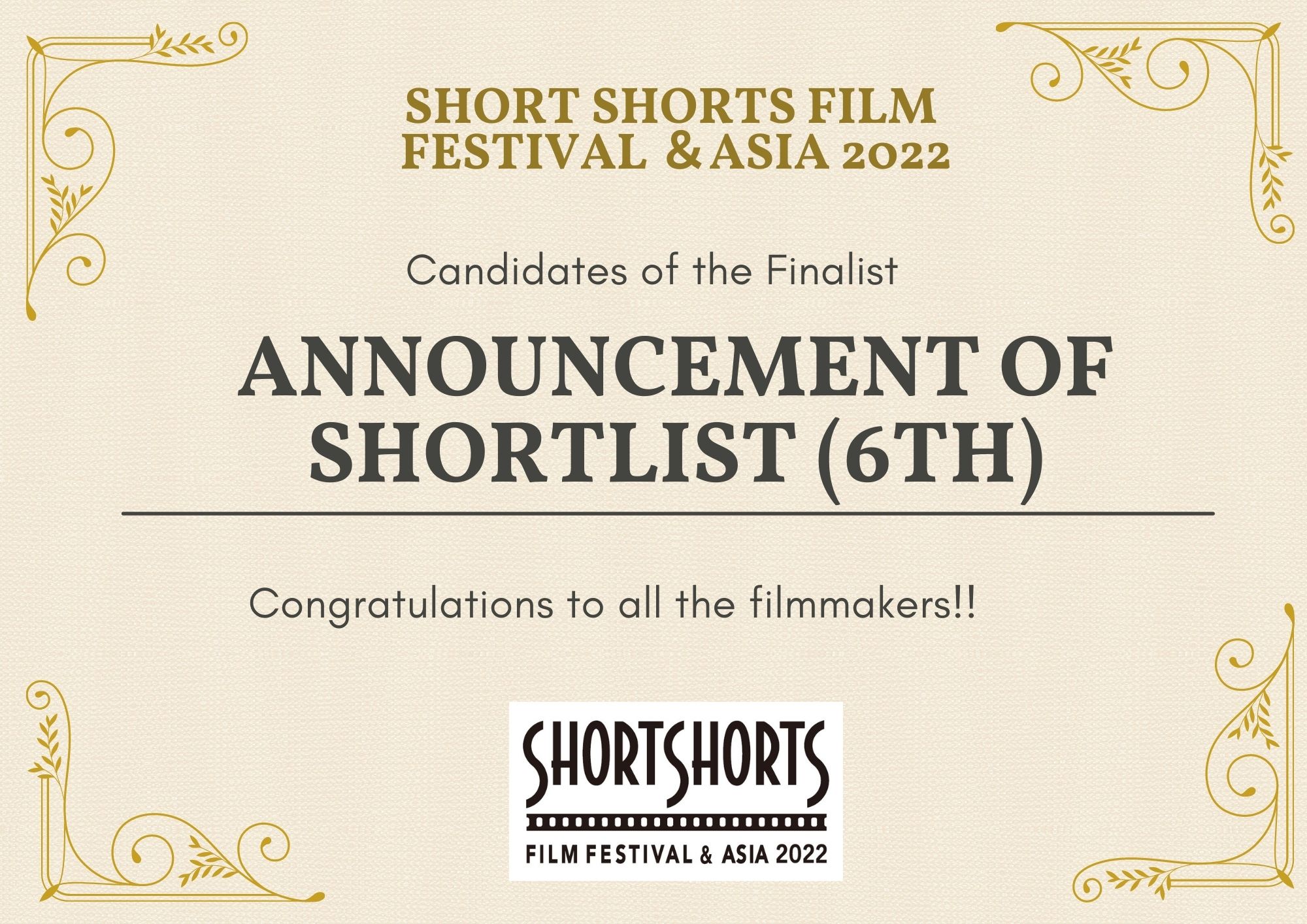 Announcement of BRANDED SHORTS 2022 shortlist (7th